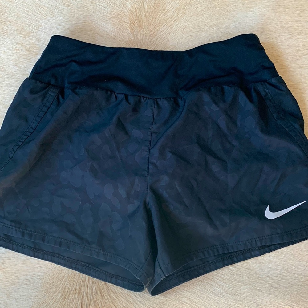 NIKE Black Athletic Running Shorts